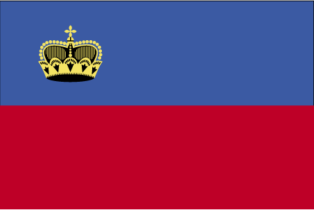 Liechtenstein Country Flag