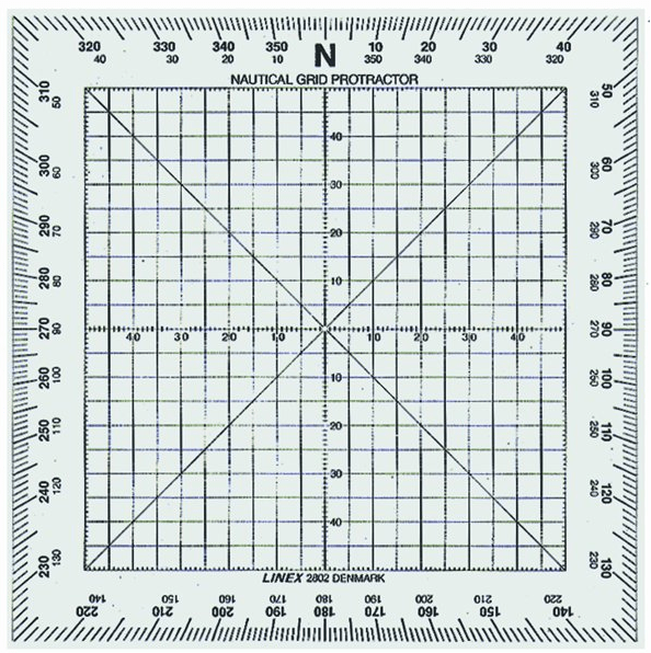 5" Square Protractor - Captain's Nautical Books & Charts