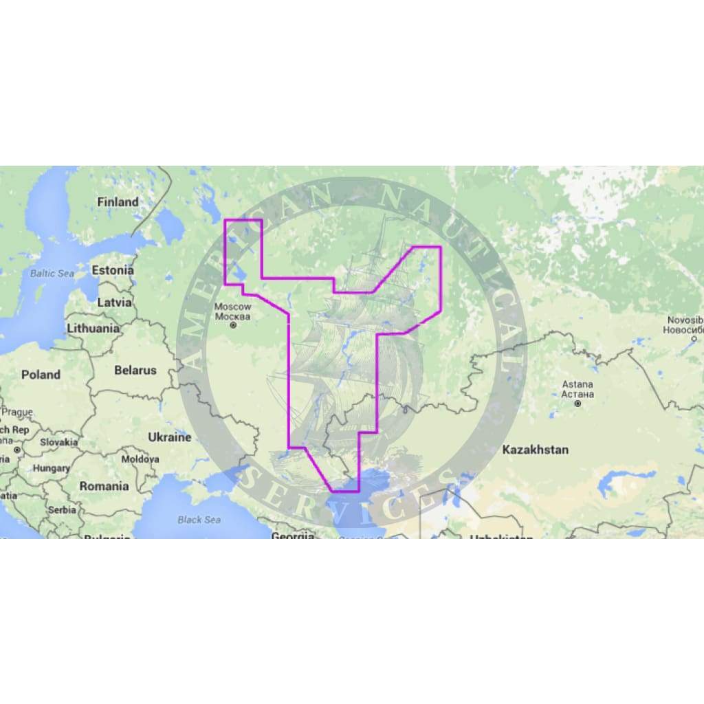 MapMedia C-MAP Mega Wide Vector Chart: MWVJRSM237MAP - Volga (Update)