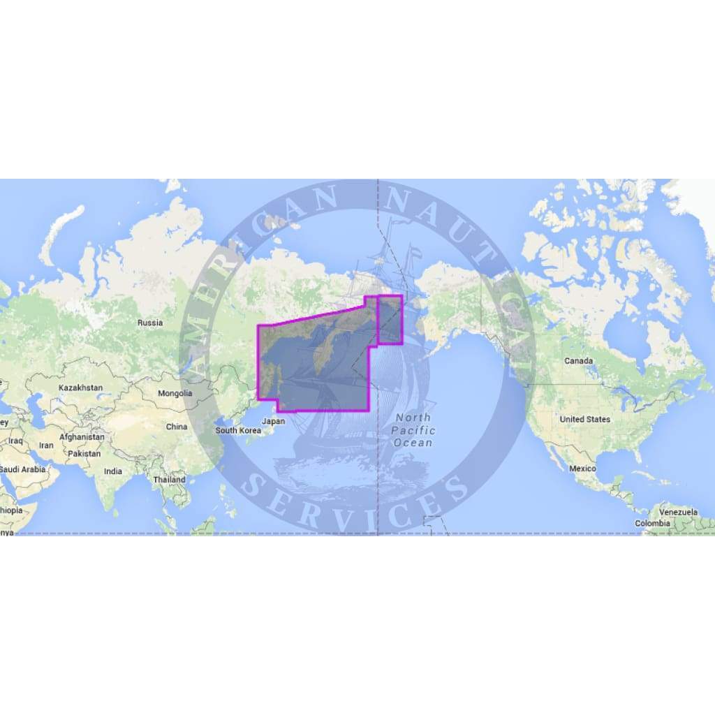 MapMedia C-Map Wide Vector Chart: WVJANM013MAP - Kamchatka Peninsula and Kuril Islands (Update)