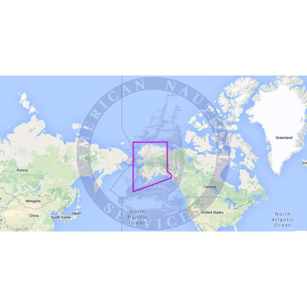 MapMedia C-MAP Wide Vector Chart: WVJNAM029MAP - MAXLAKES Alaska (Update)