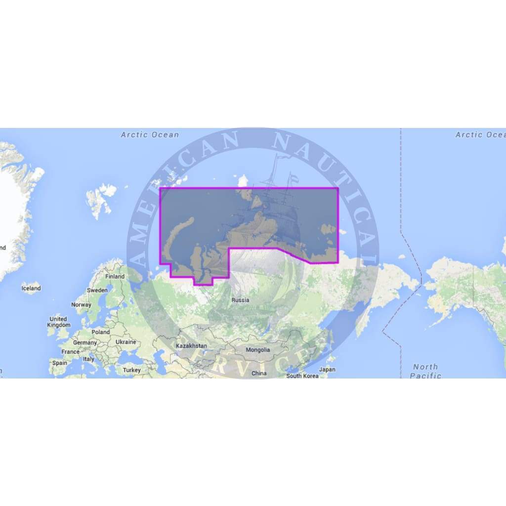MapMedia C-Map Wide Vector Chart: WVJRSM203MAP - Russian Federation - North Central (Update)
