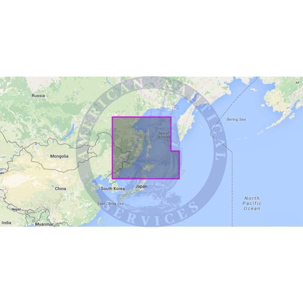 MapMedia C-Map Wide Vector Chart: WVJRSM207MAP - Hokkaido and Sakhalin Islands (Update)