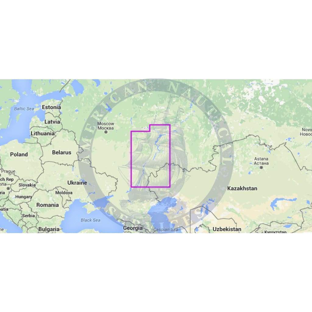 MapMedia C-Map Wide Vector Chart: WVJRSM210MAP - Russia - Volga (Update)