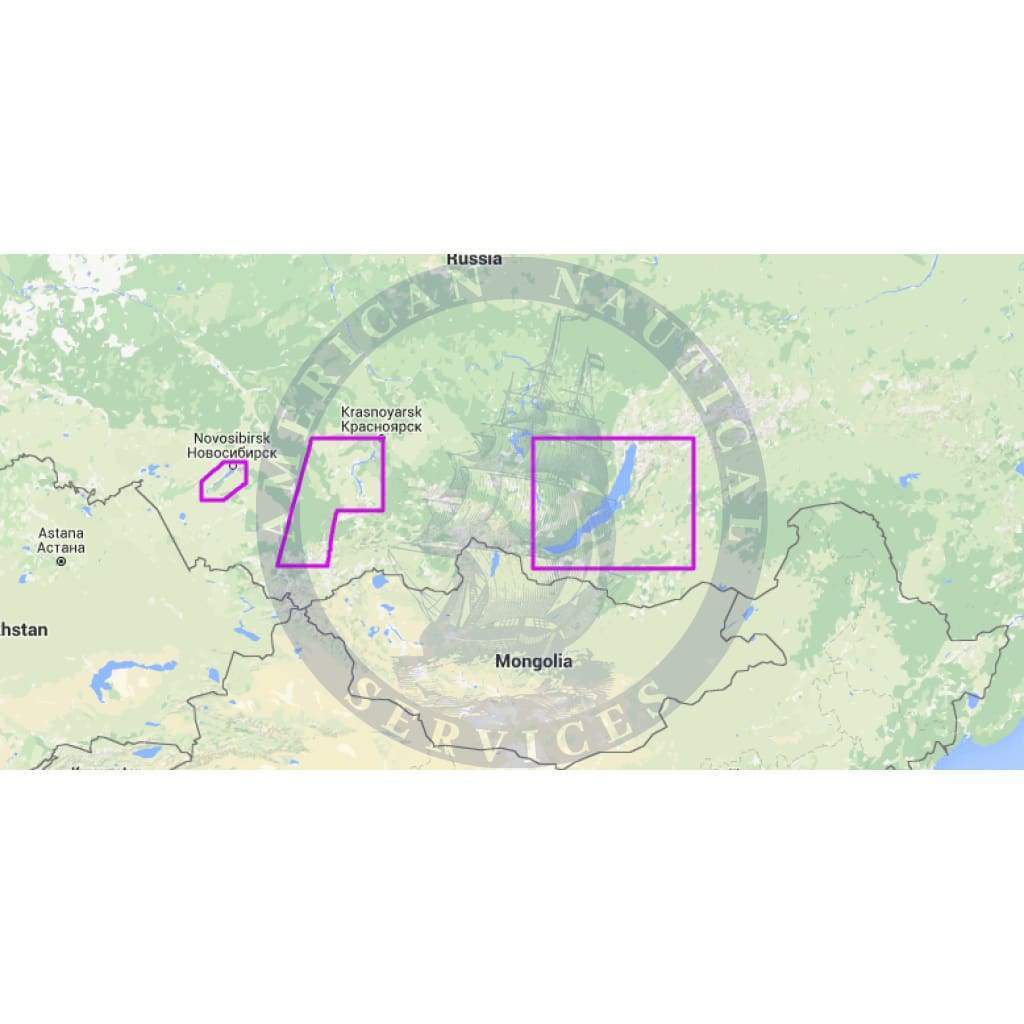 MapMedia C-Map Wide Vector Chart: WVJRSM217MAP - Russia - Baykal & Siberial lakes