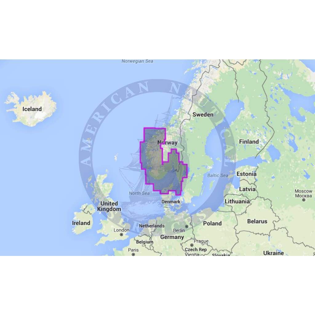 MapMedia I.H.O. Wide Vector Chart: WVSEN12MAP - Norway - South and West (Update)