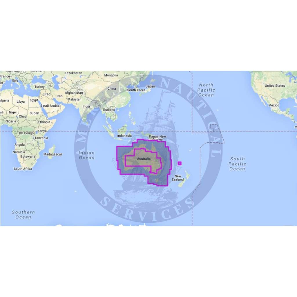 MapMedia Navionics Mega Wide Vector Chart: MWVNAU32XGMAP - Australia (Update)
