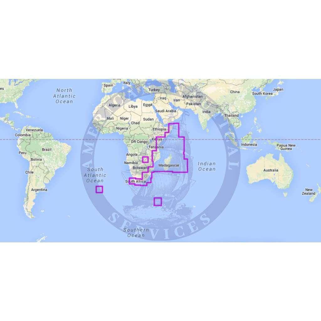 MapMedia Navionics Wide Vector Chart: WVNAF42MAP - Africa - East (Update)