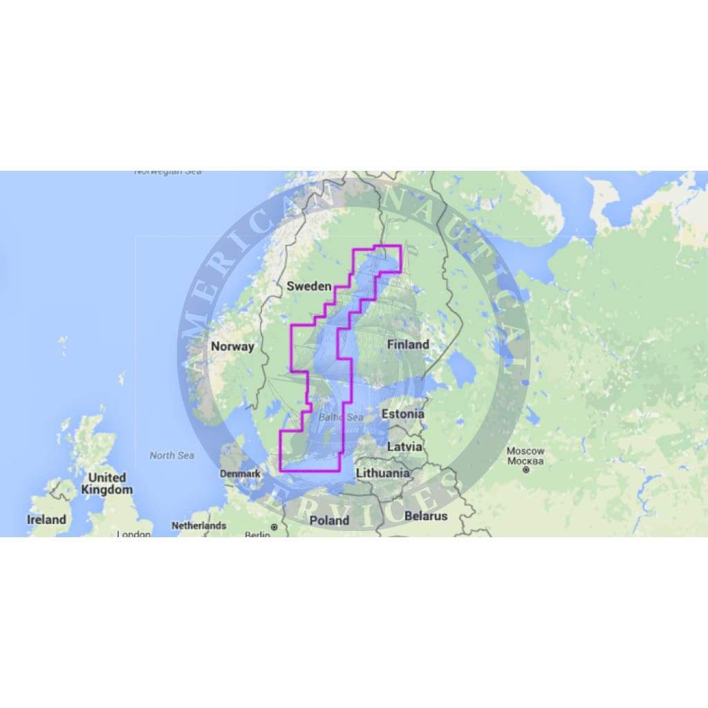 MapMedia Navionics Wide Vector Chart: WVNEN13MAP - Sweden - East Coast (Update)