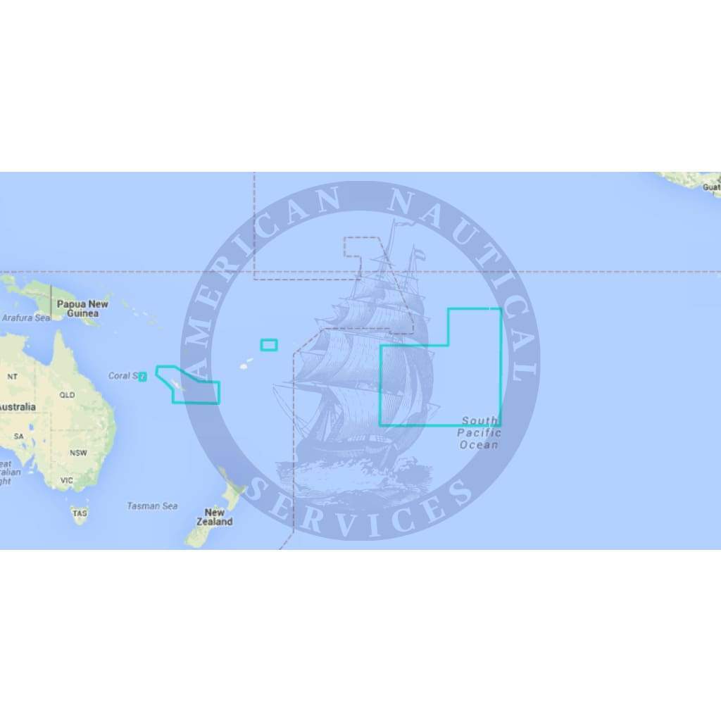 MapMedia Wide Raster Chart: WRMPC02MAP - French Polynesia & New Caledonia (Update)