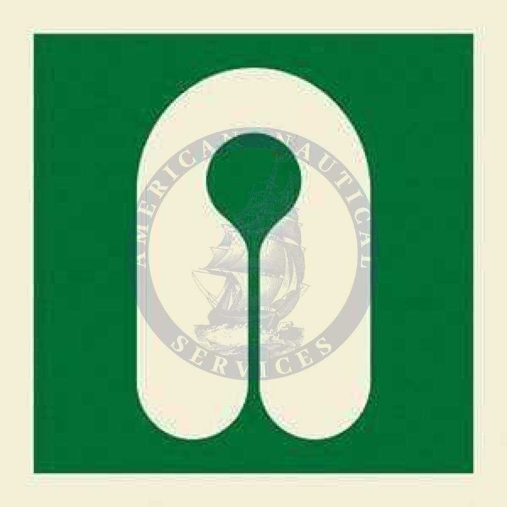 Marine Safety Sign, IMO Life Saving App. Symbol: Lifejacket - Without Text