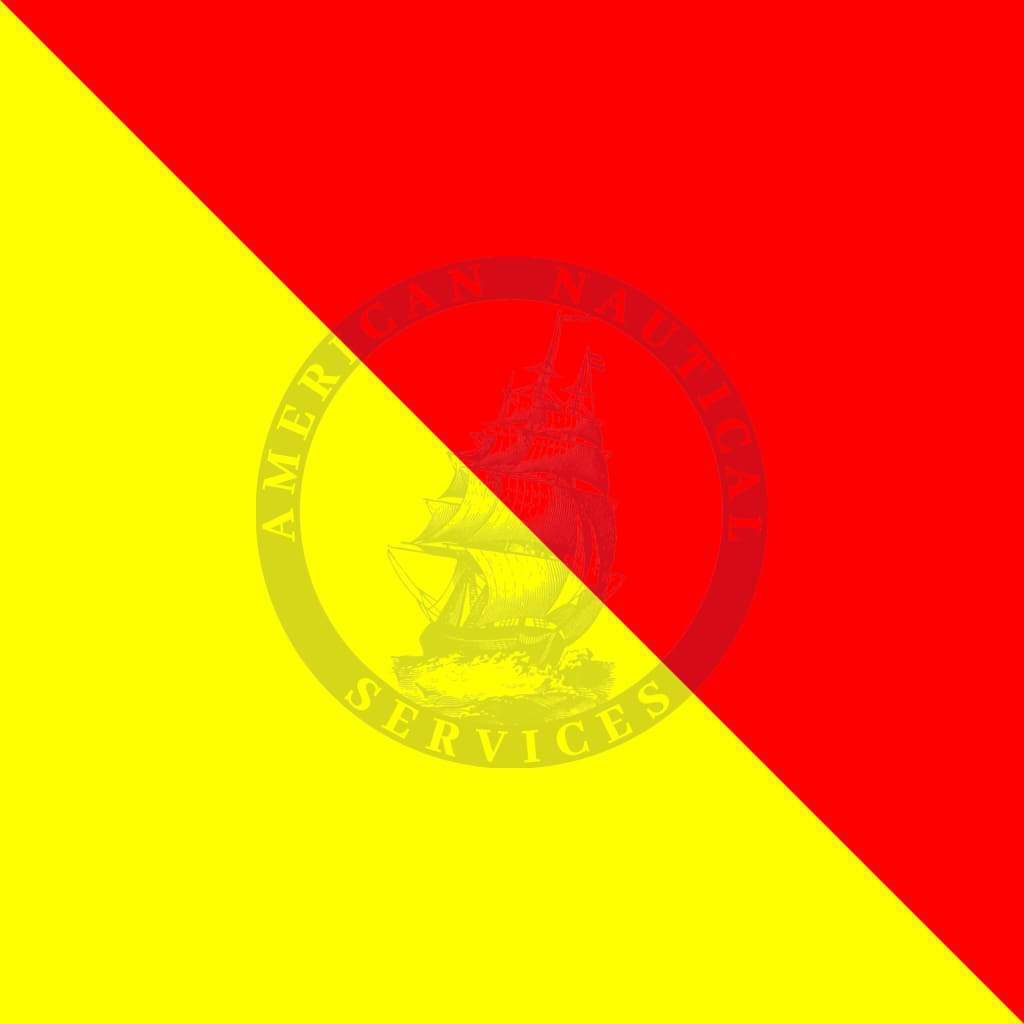 Marine signal flag: Letter