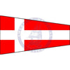 Marine Signal Flag Pennant Numeral 4 (Numeral Four Pennant)