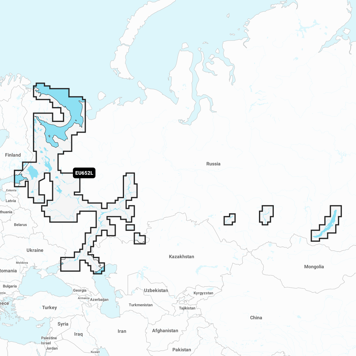 Navionics+ Chart EU652L: Russia, West