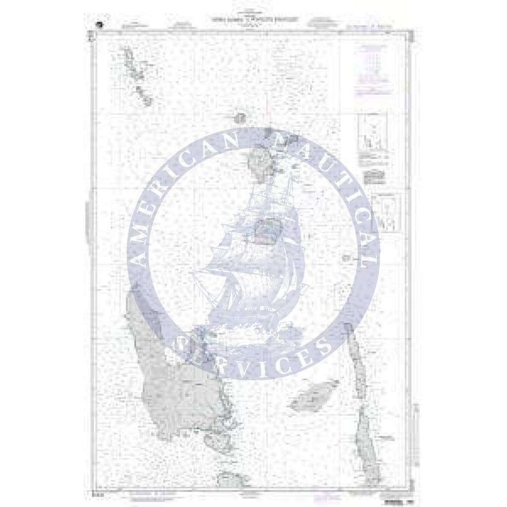 NGA Chart 82540: Torres Islands to Pentecote (Pentecost)