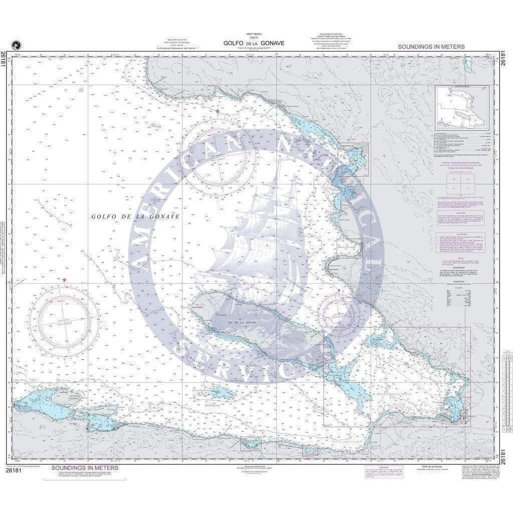 NGA Nautical Chart 26181: Golfe de la Gonave