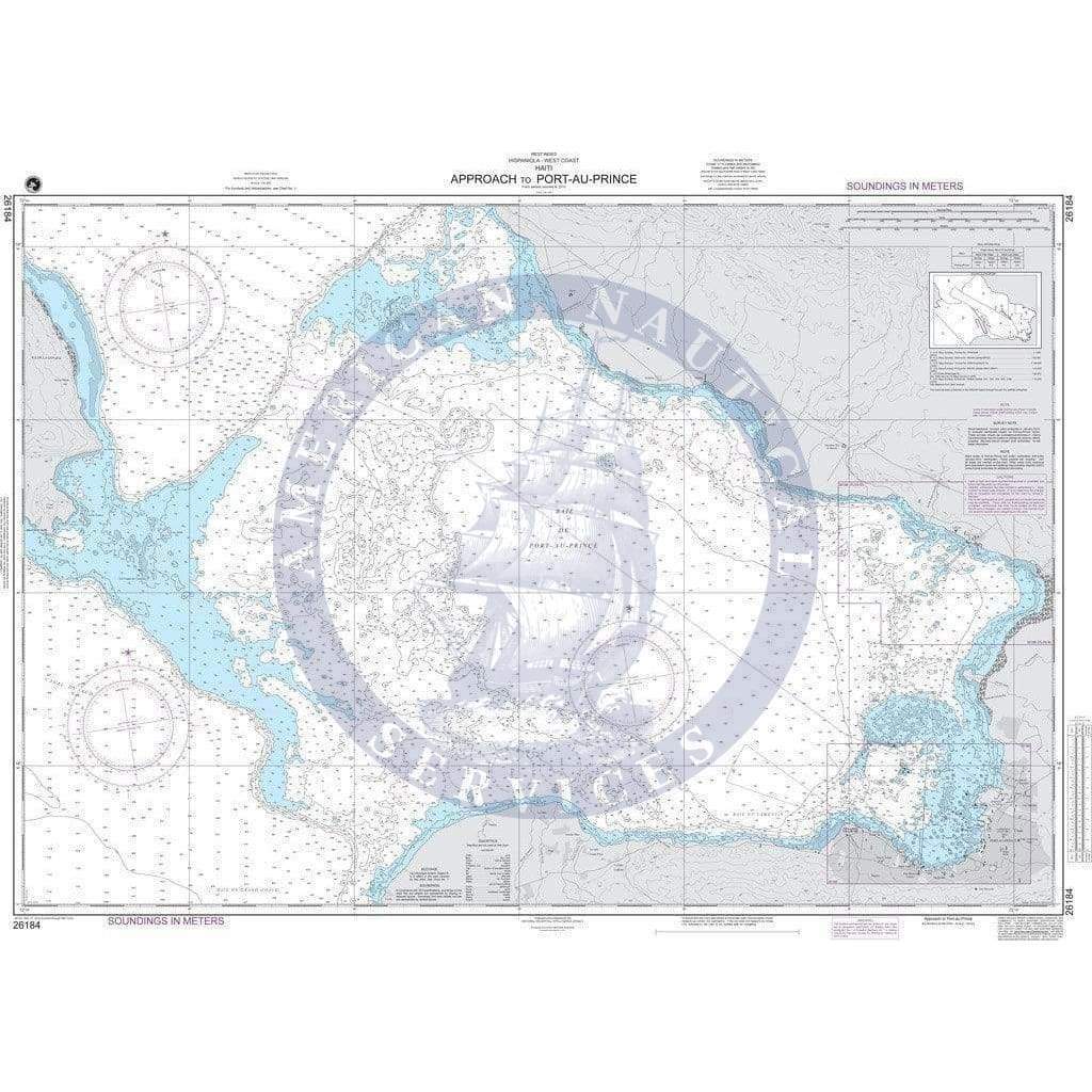 NGA Nautical Chart 26184: Approach to Port-au-Prince