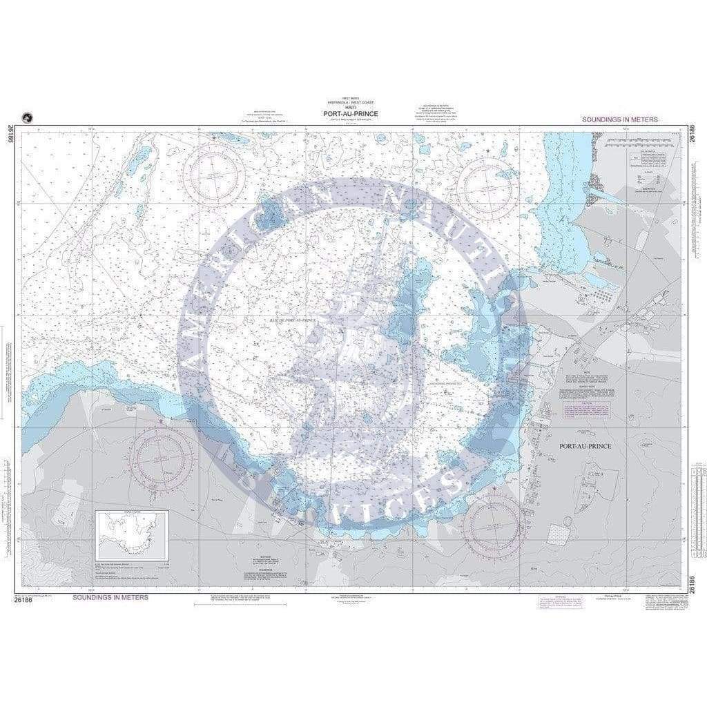 NGA Nautical Chart 26186: Port-au-Prince (Haiti)