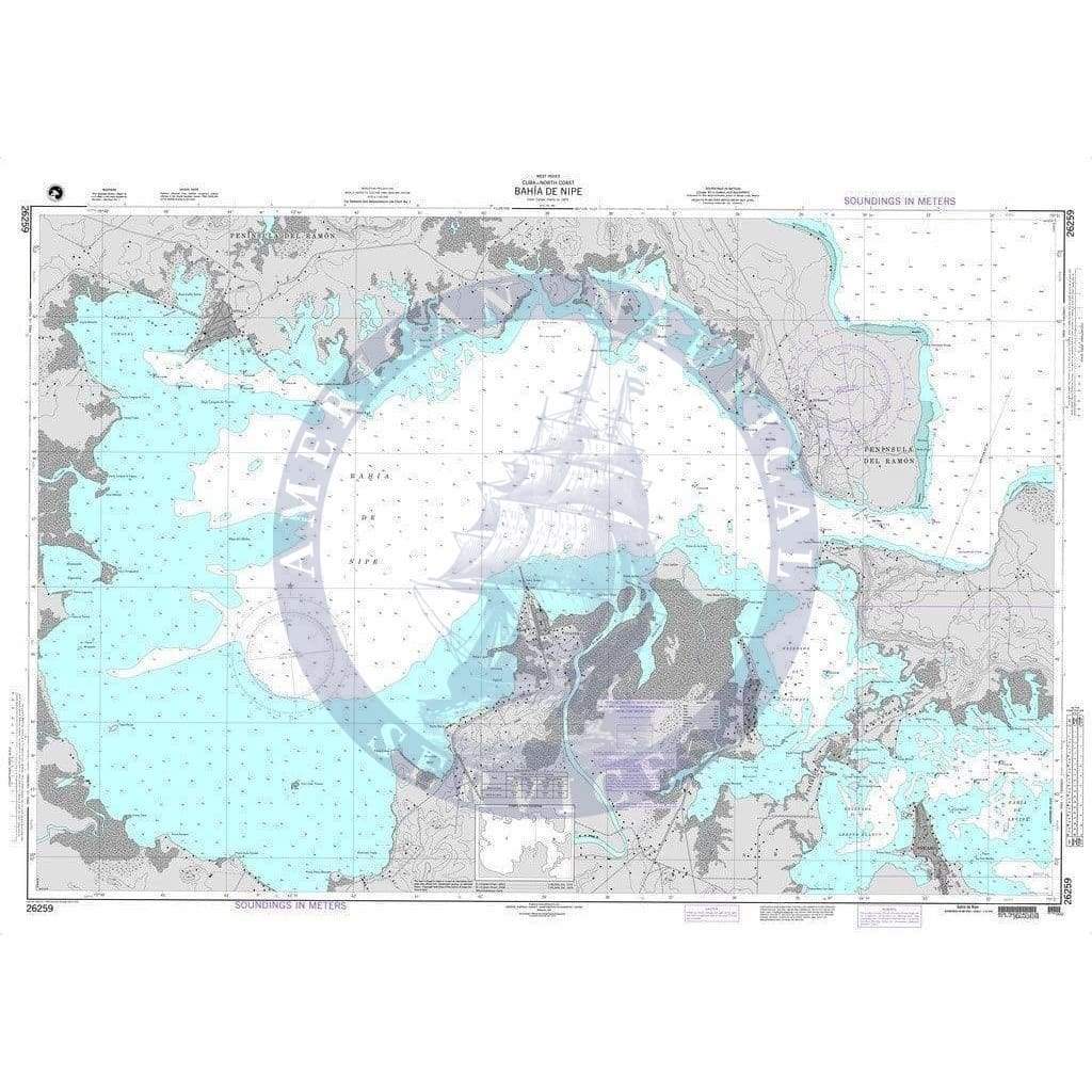 NGA Nautical Chart 26259: Bahia de Nipe