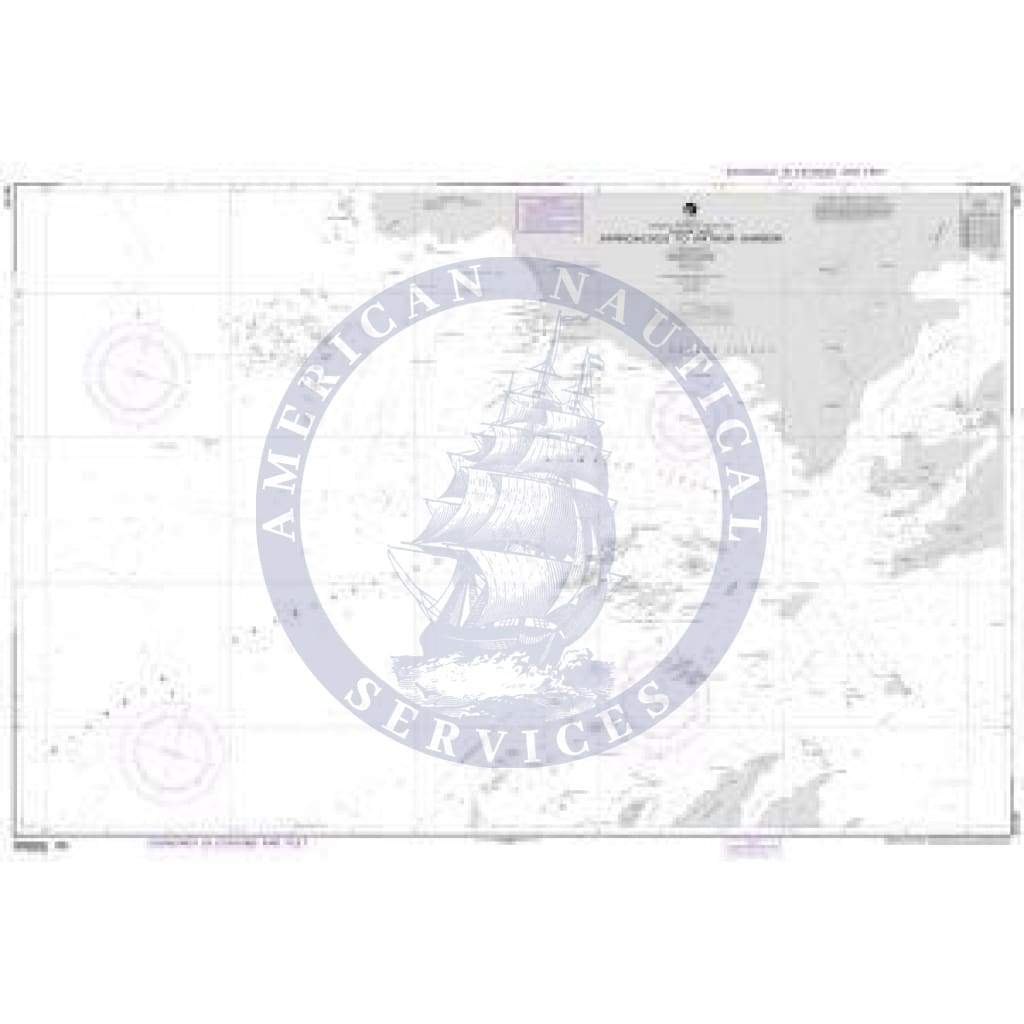 NGA Nautical Chart 29126: Approaches to Arthur Harbor