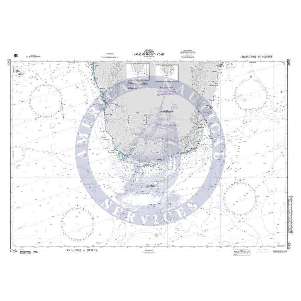 NGA Nautical Chart 61500: Madagascar-South Coast