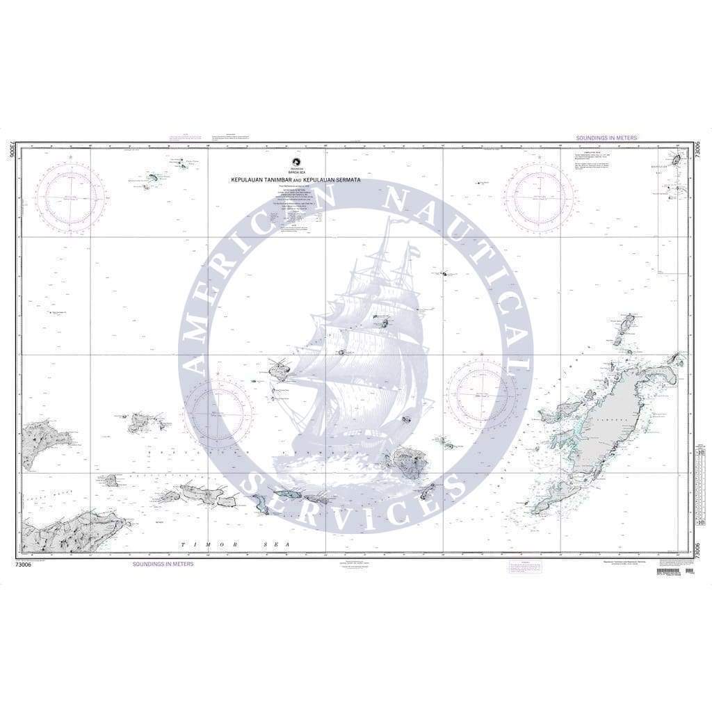 NGA Nautical Chart 73006: Kepulauan Tanimbar and Kepulauan Sermata