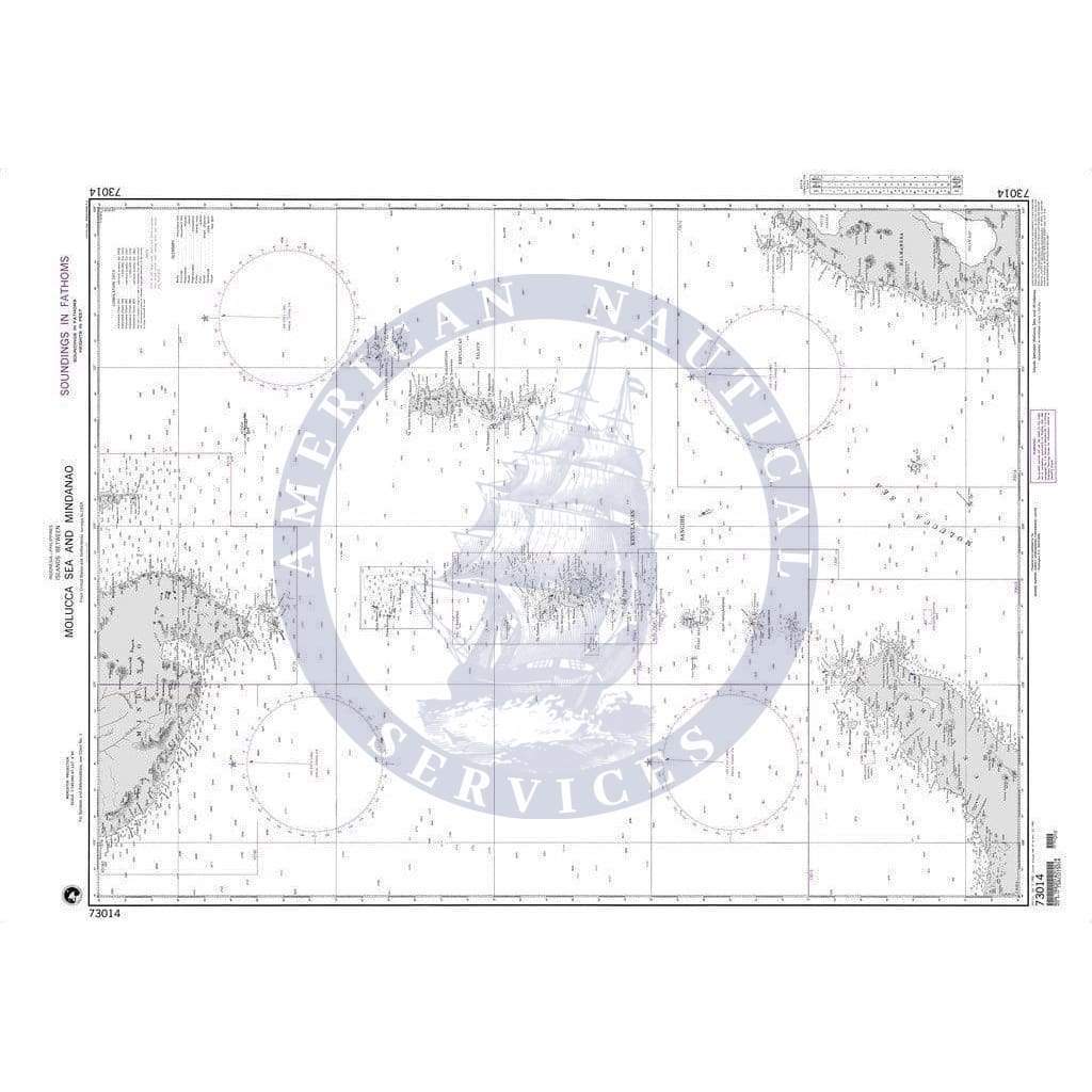 NGA Nautical Chart 73014: Islands between Molucca Sea and Mindanao (OMEGA)
