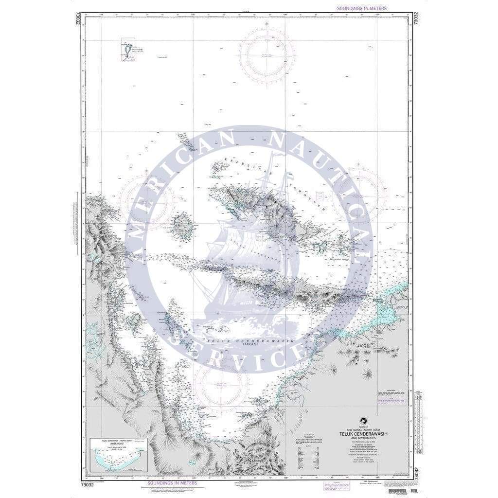 NGA Nautical Chart 73032: Teluk Cenderawasih and Approaches