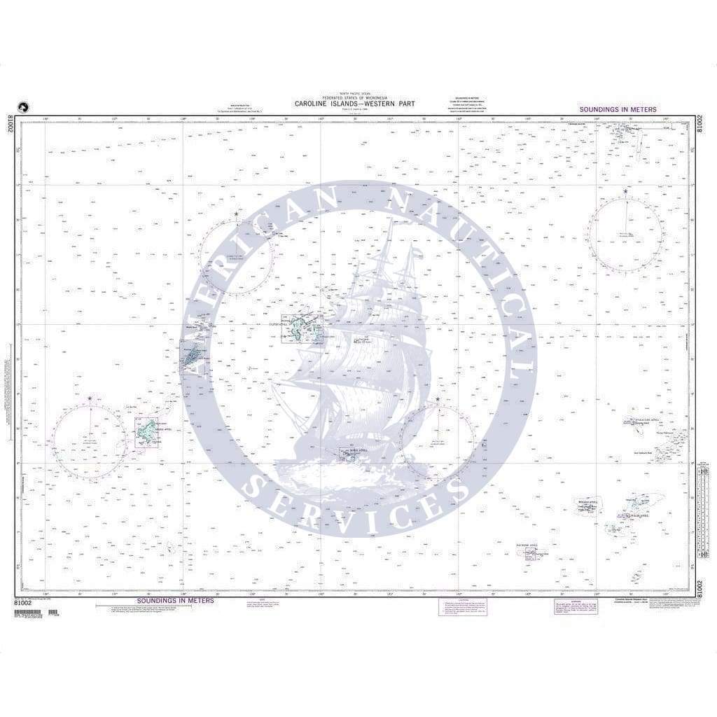 NGA Nautical Chart 81002: Caroline Islands-Westem Part (OMEGA)