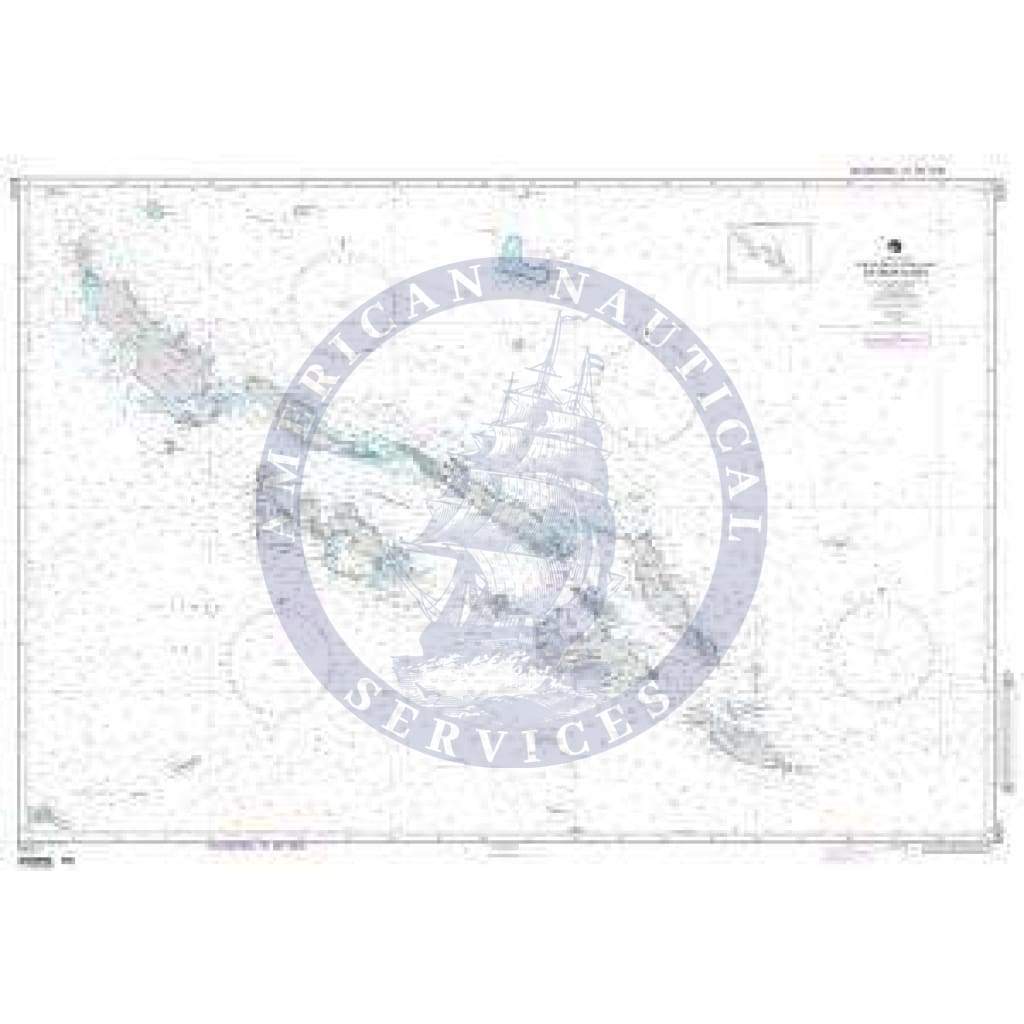 NGA Nautical Chart 82015: Solomon Islands