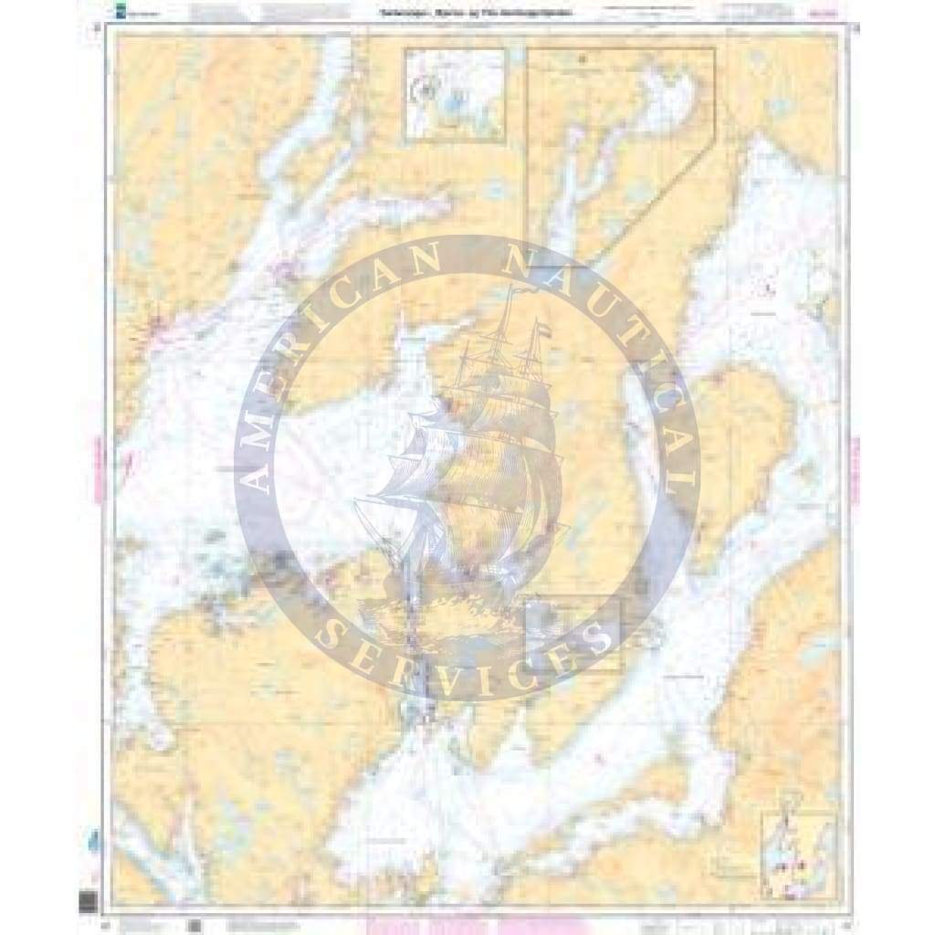 NHS Nautical Chart NHS022: Samnanger-, Bjørna- og Ytre Hardangerfjorden