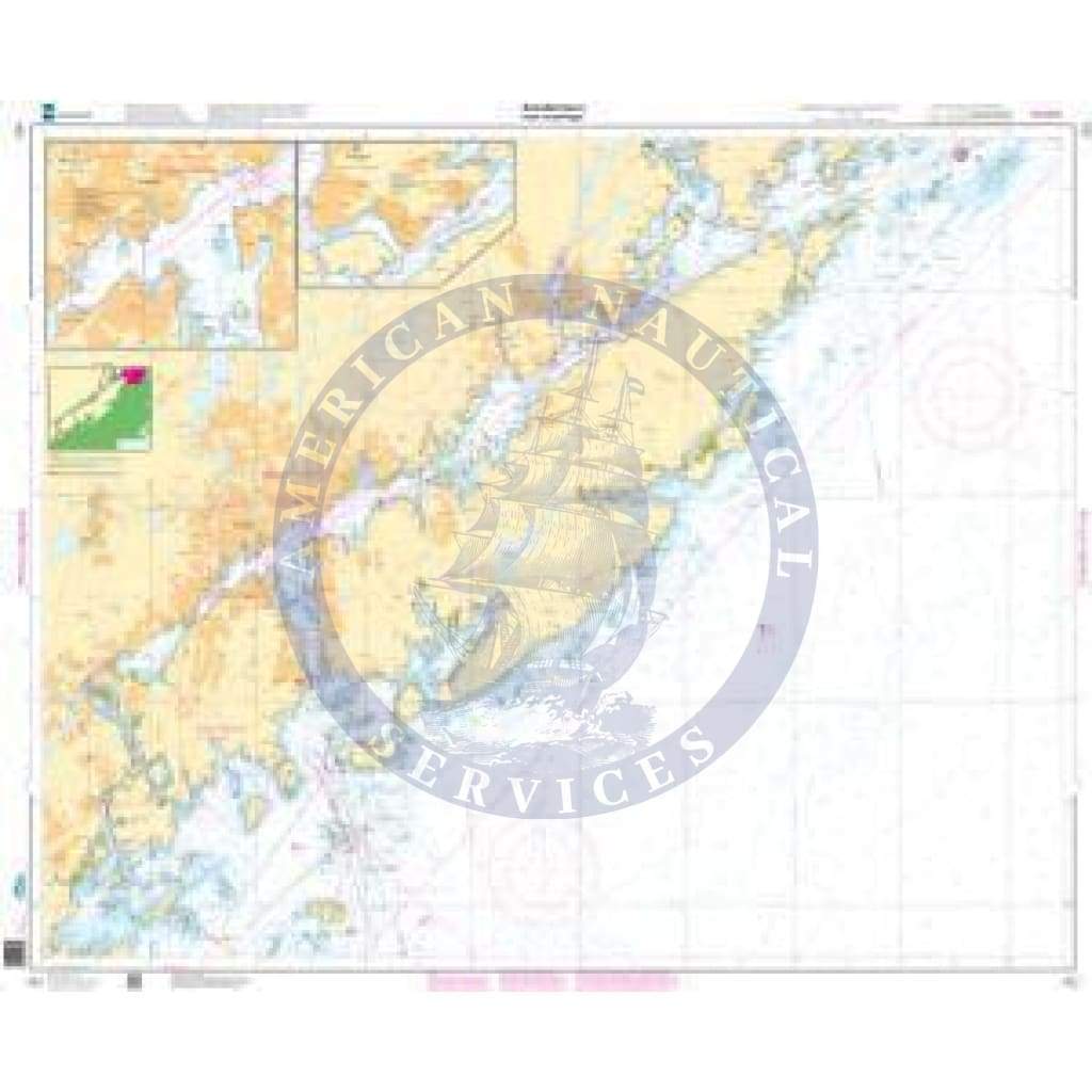NHS Nautical Chart NHS453: Arendal havn med innseilinger