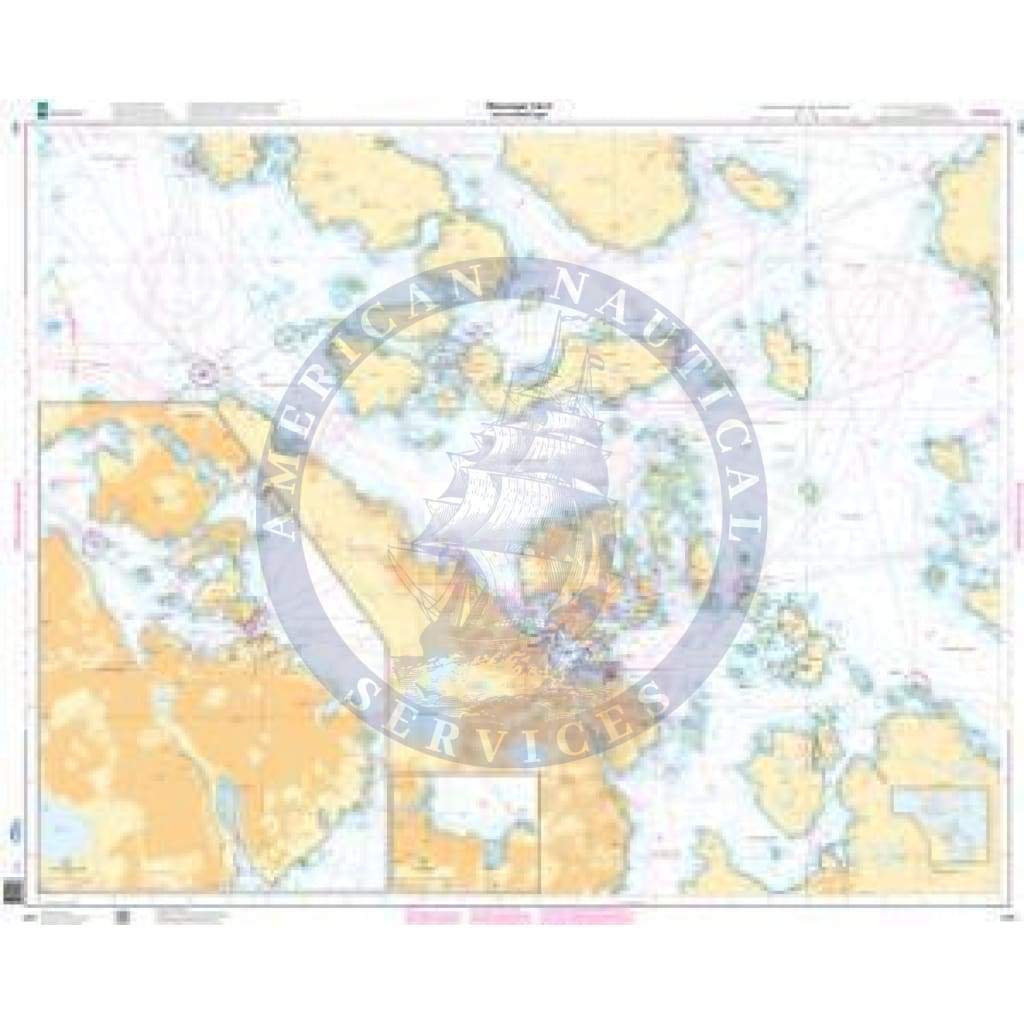 NHS Nautical Chart NHS455: Stavanger havn med innseilinger