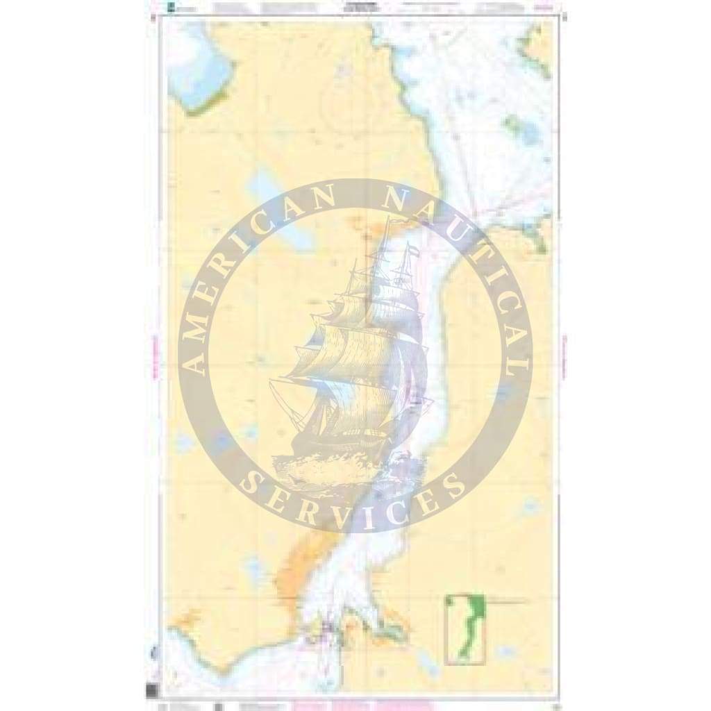 NHS Nautical Chart NHS490: Ulvesundet med Måløy hamn
