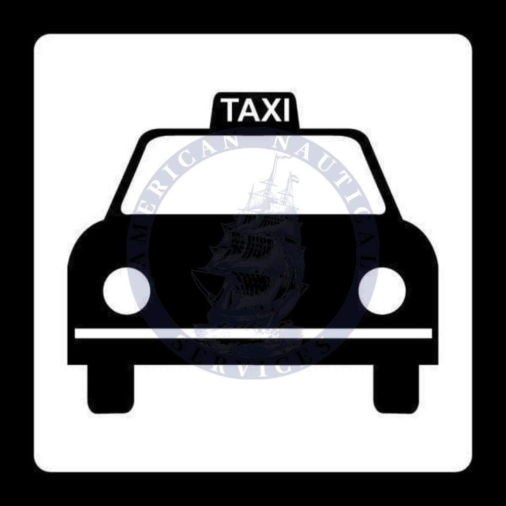 Port & Air Terminal Sign: Taxis