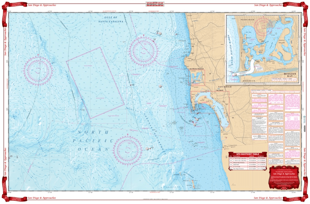 San Diego and Approaches Navigation Chart 80