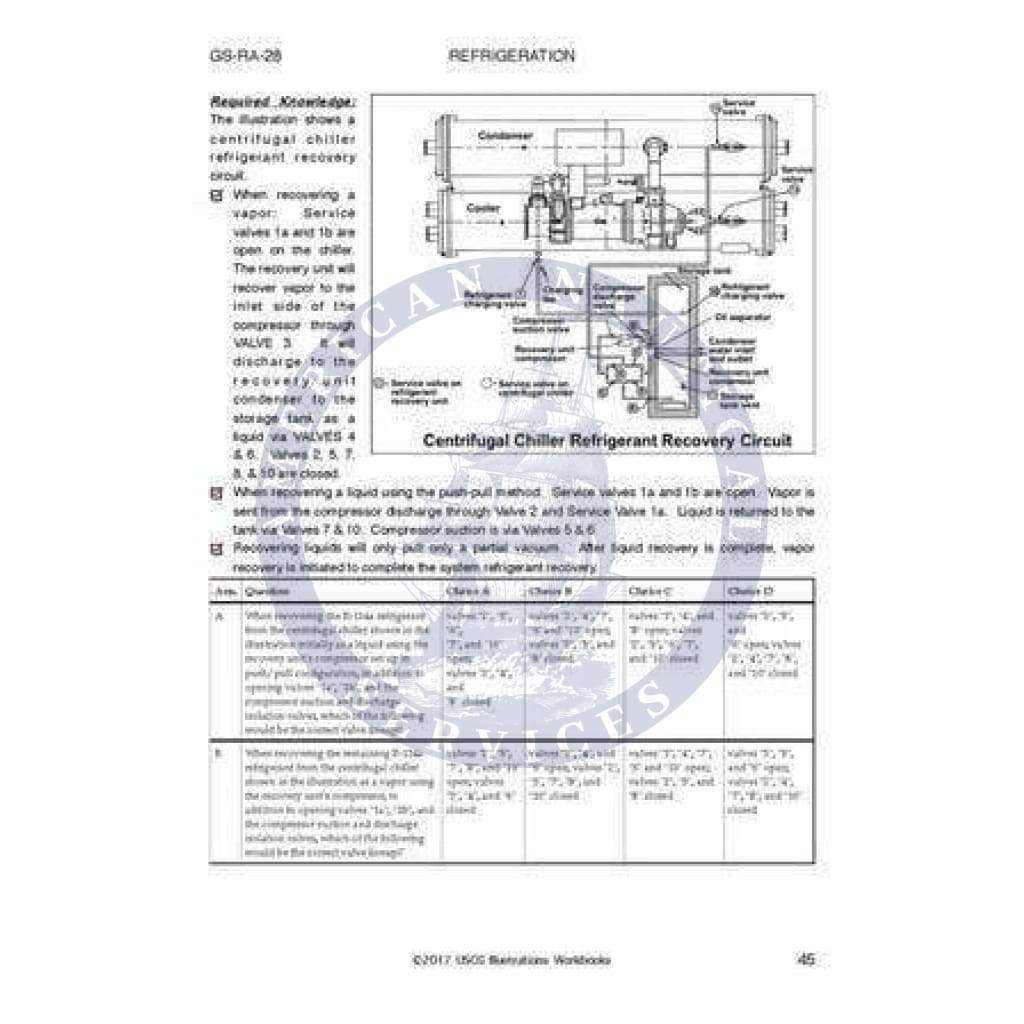 USCG Illustrations Workbook: General Subjects & Refrigeration,  Vol. 2