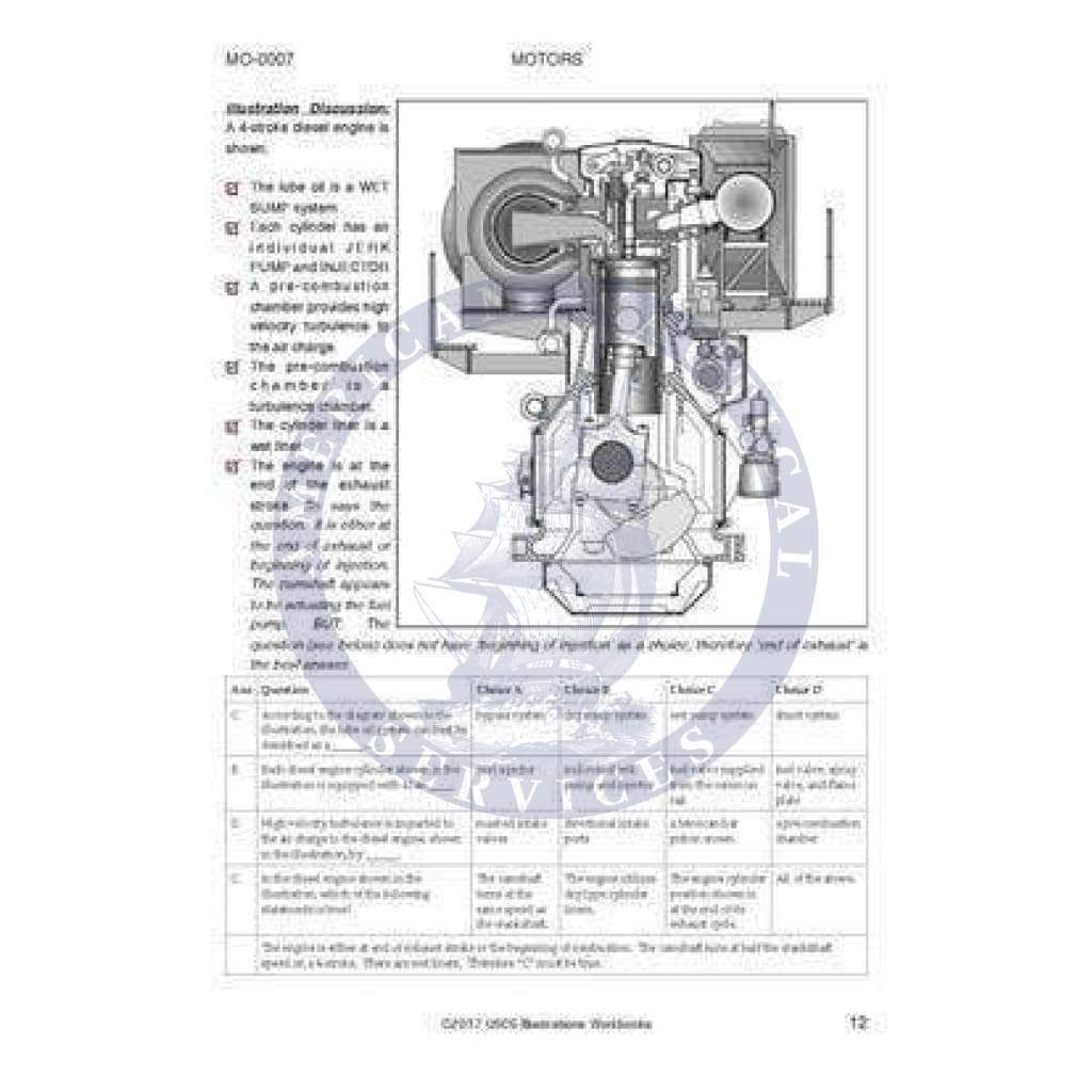 USCG Illustrations Workbook: Motor Plants, Vol. 1