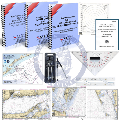 USCG & STCW Study Reference Material Combo Set