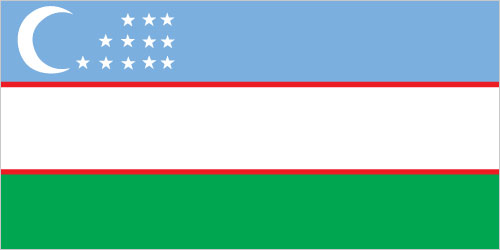 Uzbekistan Country Flag