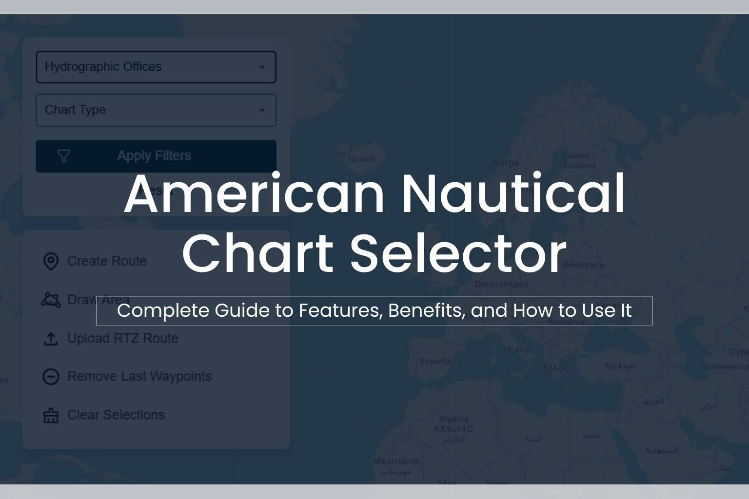 Shell Navigator Chart Nautical Chart Selector: Find Charts by Route from NOAA, UKHO, CHS ...