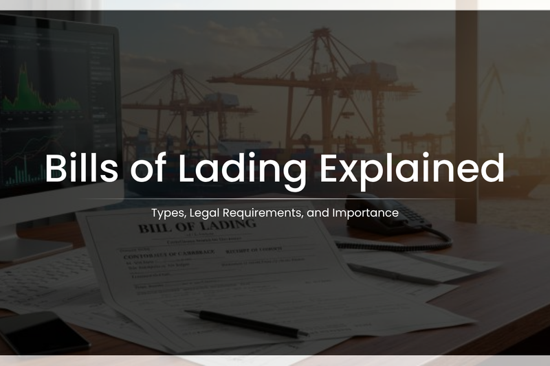 Bills of Lading Explained: Types, Legal Requirements, and Importance