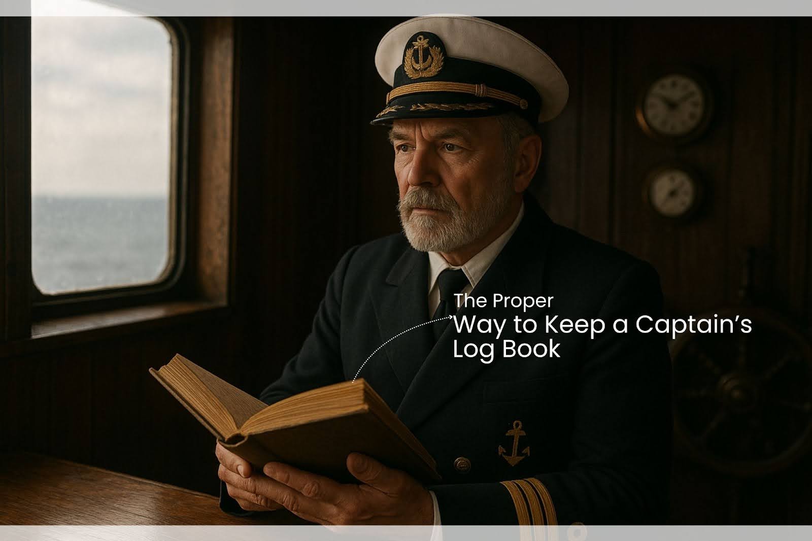 How to Keep a Captain's Log Book: Complete Guide for Mariners - Amnautical