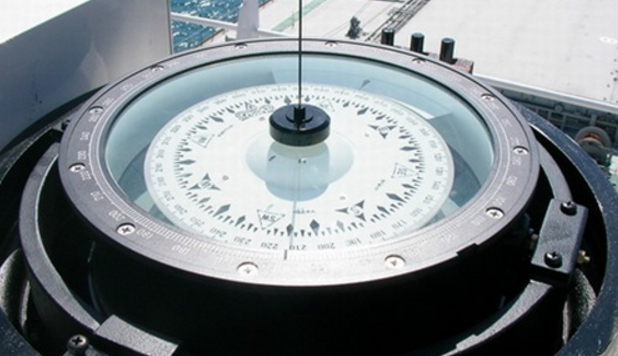 What is a magnetic compass and how does it work?