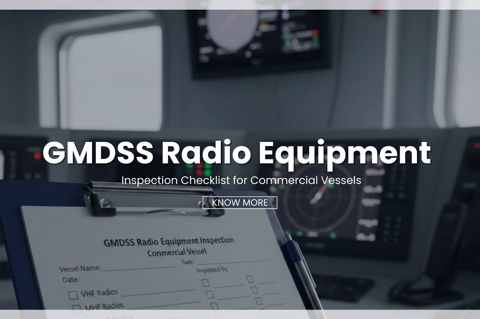 GMDSS Equipment Inspection Checklist for Vessel Compliance - Amnautical