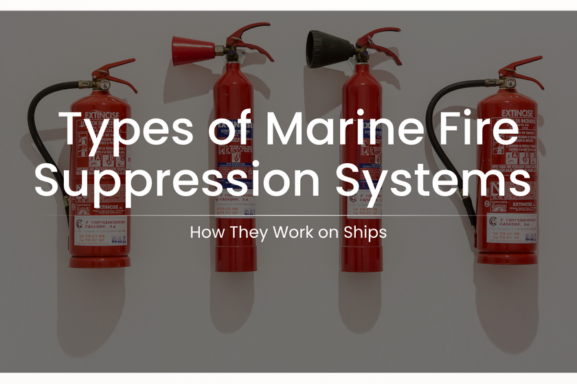Types of Marine Fire Suppression Systems and How They Work on Ships