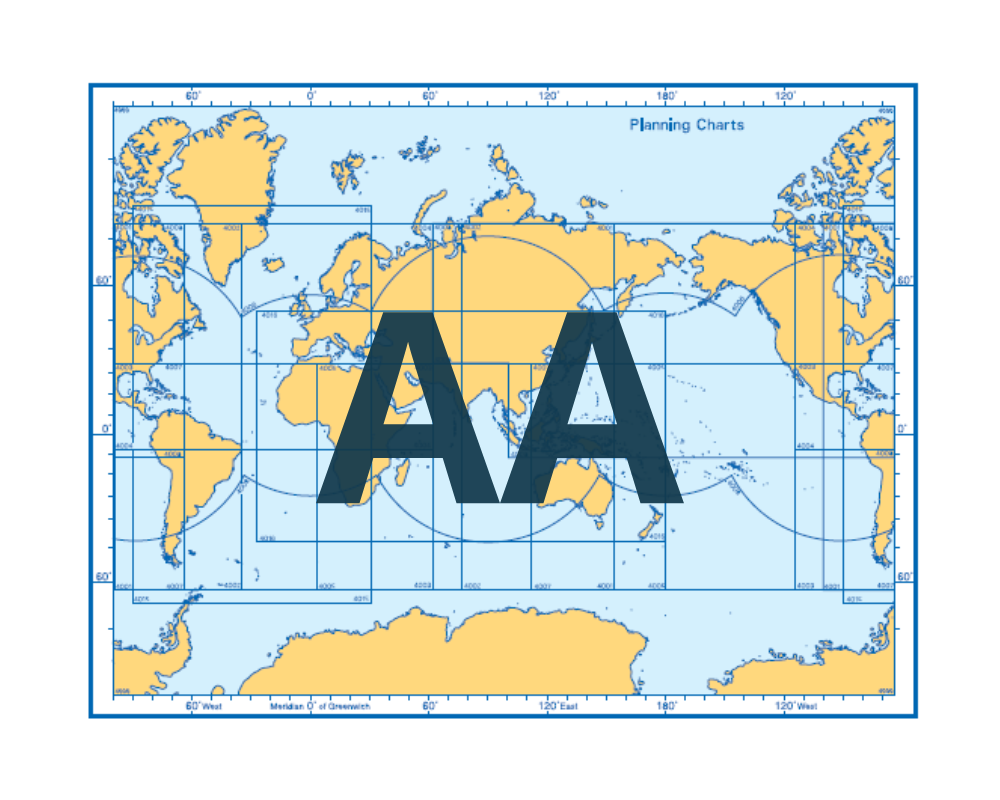 British Admiralty Nautical Charts: AA - Planning Charts - Amnautical