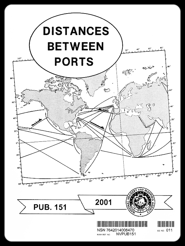 Distances Between Ports | Pub 151 | NOAA & NGA - Amnautical