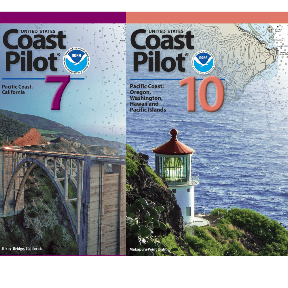 2026 U.S. Coast Pilot 7 & 10: Pacific Coast Book Set
