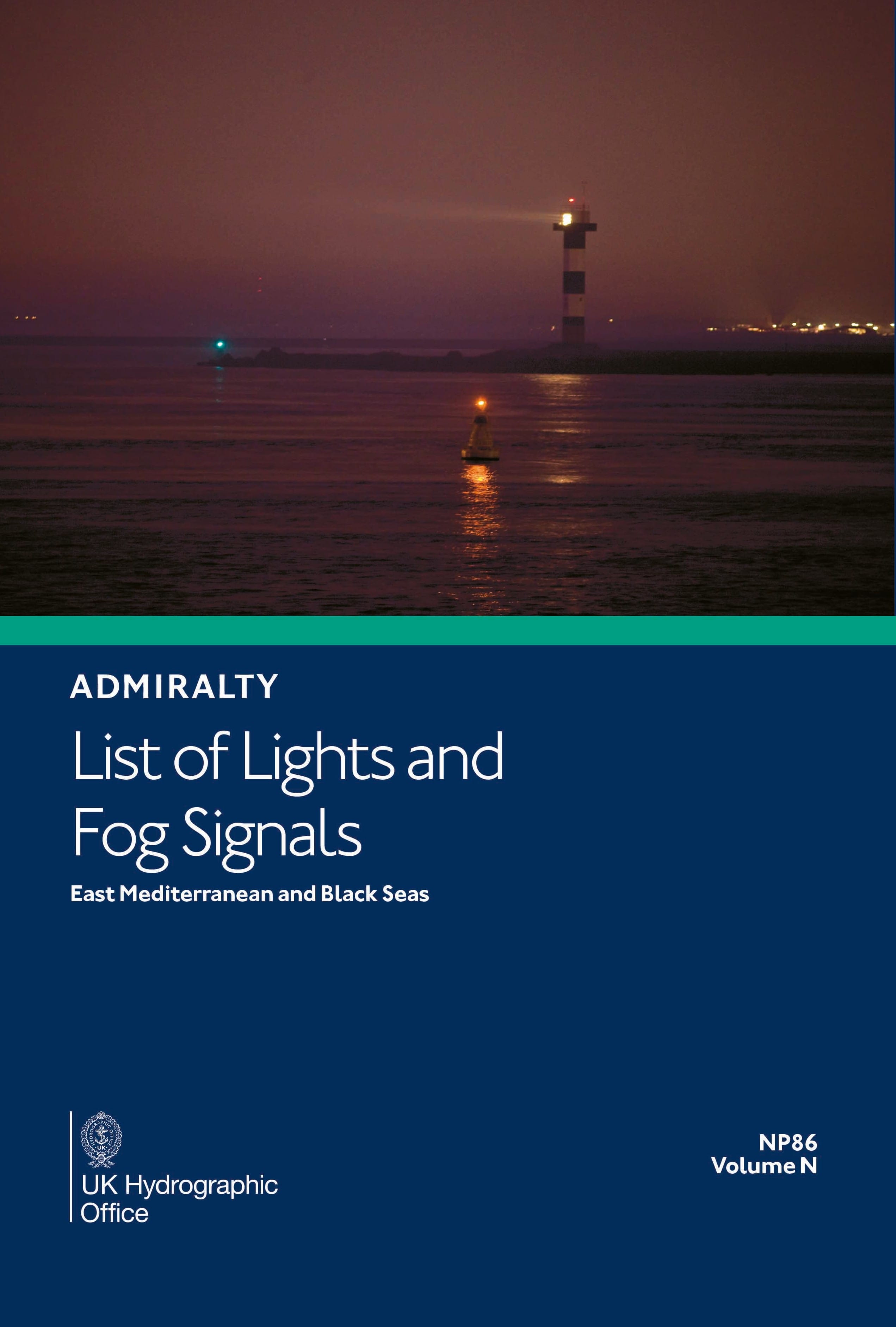 Admiralty List of Lights & Fog Signals (ALL) Vol. N: East Mediterranean and Black Seas (NP86), 6th Edition 2025 (Copy)